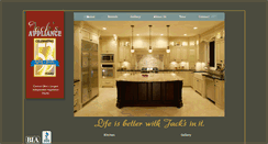 Desktop Screenshot of jacksappliance.com