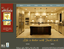 Tablet Screenshot of jacksappliance.com